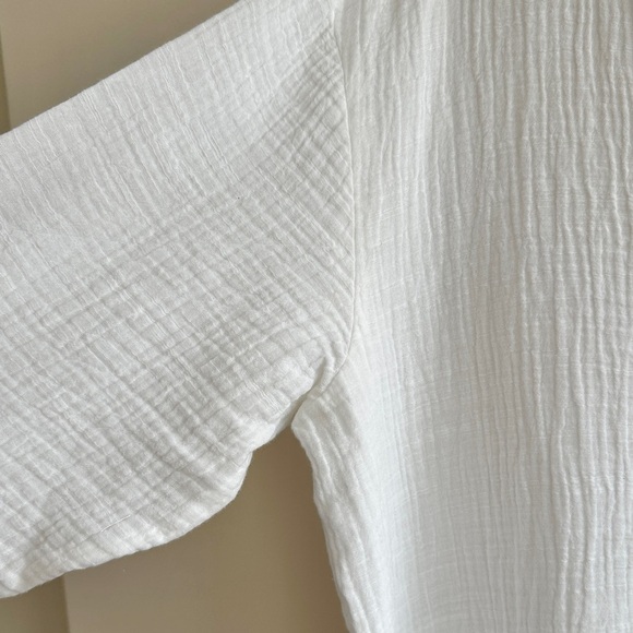 Roxy Summer Limonade White Shirt Dress for Women, Beach Coverup, Medium, NWT - Picture 8 of 16